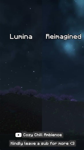 ✅Lumina vs Reimagined Shaders, Which One Better? #shaders #minecraft #minecraftmusic