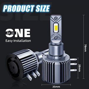 [Hot Item] 60W Dual Beam LED Car Headlight All in One Design Series LED Car Light