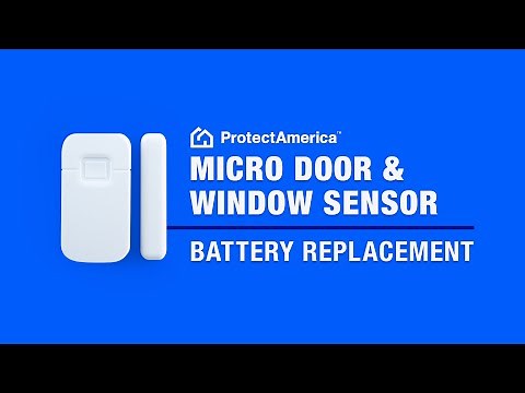 Battery Replacement: Interlogix Micro Door/ Window Sensor