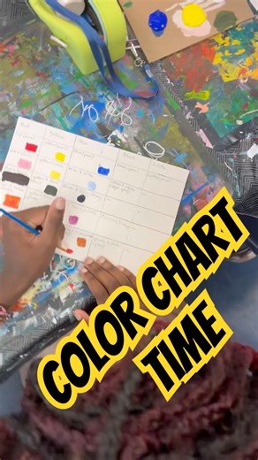 Creating color chart #artwithmrd #art #spiderman #postmalone #artmaking