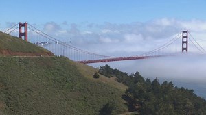 Giant zipper installed on Golden Gate Bridge