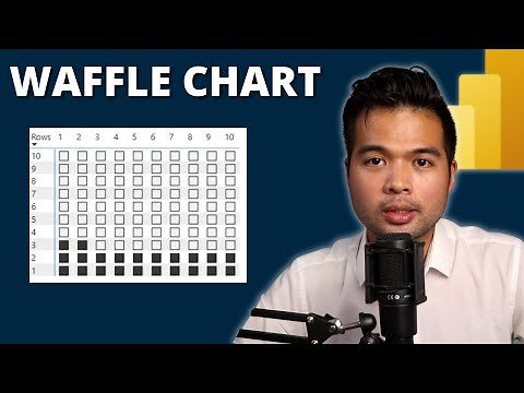 THREE WAYS to create WAFFLE CHARTS natively in Power BI // Beginners Guide to Power BI in 2023