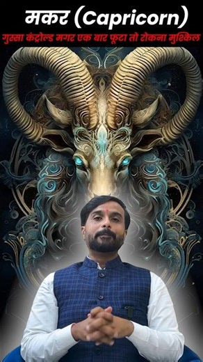 मकर राशि का गुस्सा 😡 | Capricorn Anger Explained