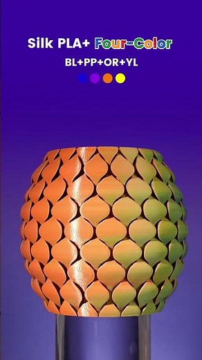 New SUNLU Silk PLA+ Four-Color!