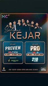 2.7K views · 5 comments | SEMINAR KEJAR untuk pelajar Seluruh Malaysia. | MCPLUS | Facebook