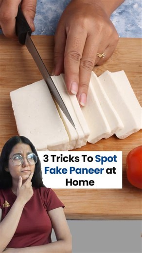 10K views · 60 reactions | Fake paneer is the new food scam in the market !With these 3 simple ways, you can test paneer’s purity at your home. #Paneer #FoodAuthenticity #FoodSafety #TestYourFood #eathealthy #awareness [Paneer, Food Authenticity, Food Safety, Test Your Food, Stay Aware of Fraud] | TheBetterIndia | Facebook