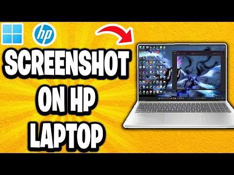How To Screenshot On HP Laptop