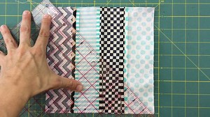 46K views · 1.1K reactions | This is a technique Mary Hopkins first used in 1989 for her Hidden Wells quilts. The full video can be found here https://youtu.be/R5jaO_kezMY and the blog post with advice on extending this block here https://mypatchwork.wordpress.com/2015/10/28/quick-and-easy-doubly-striped-half-square-triangle-block/ | TeresaDownUnder | Facebook
