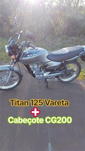 First 100 km ridden with CG200 cylinder head. #titan125 #cg200 #cylinderhead