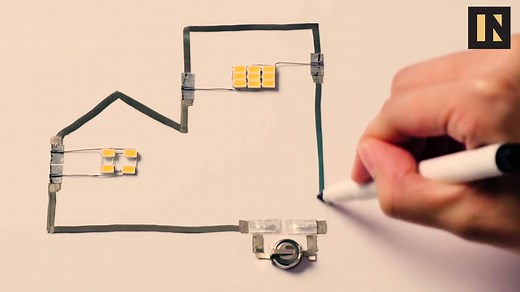 500K views · 1.2K reactions | Draw in functional electric circuits with the AgIC pen. | Inverse | Facebook