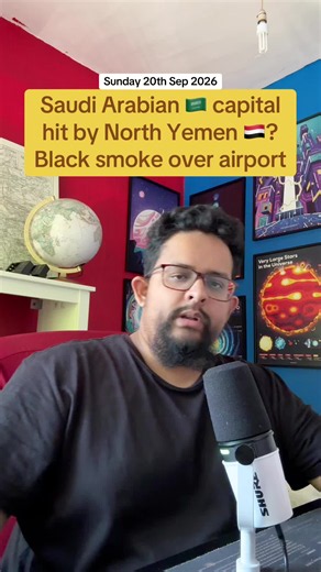 20.September.2026 🇸🇦 🇾🇪 The latest on the Yemeni front. All the way in Riyadh, warnings are issued and black smoke rises from the main airport. How does this end? Ground invasion? Where’s Pakistan and Turkey? And what does North Yemen want? We go through it all in about 10 mins. Search #newsbaba for the latest news updates and breaking news coverage. #geopolitics #analysis #news #latest