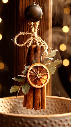 Instantly upgrade your home scent and style! 🍂 These Aromatic Cinnamon Stick Bundles take literally seconds to assemble and they make the perfect natural air freshener for any room. They look gorgeous on cabinet doors or tucked into a wreath! 🛒 Ingredients & Supplies: 5-7 Cinnamon Sticks (the long kind!) Rustic Twine, Burlap, or Ribbon Small Dried Orange Slice (Optional, pre-dried) Tiny Sprig of Dried Greenery (e.g., Pine or Eucalyptus) 🛠️ Instructions (Watch the video for the tying technique