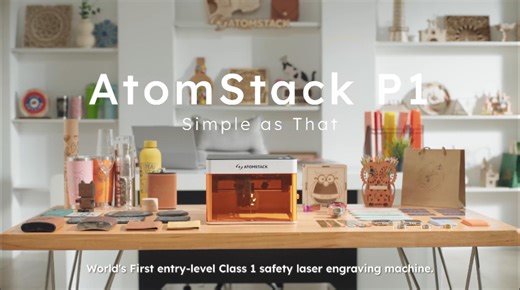 Watch Atomstack New Releases&colon; P1 5W laser engraving machine on Amazon Live