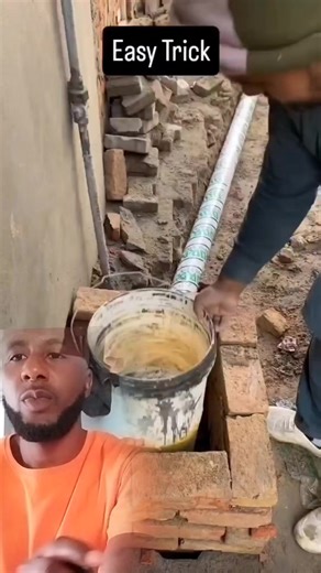 How to make use of a plastic bucket to make a toilet chamber. | Jona's Vlog