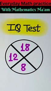 Challenge 🧠✍️ #reelschallenge #brainchallenge #learnonfacebook #maths #skills #dailylearning #learningeveryday #iqchallenge #brainbooster | Mathematics Ma'am