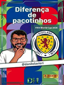 Figurinhas da Copa: diferença nas cores dos pacotinhos e achar 3 brilhantes