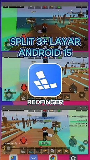 TUTORIAL HOW TO SPLIT 3 SCREENS ON ANDROID 15 REDFINGER