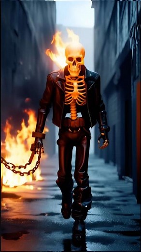 Ghost Rider Reimagined Epic AI Animation Transformation 👀