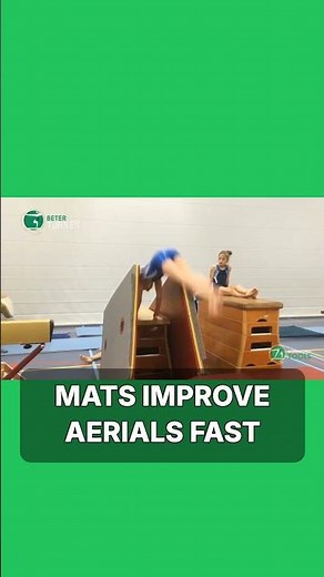Gymnastics: how to teach a perfect spiral with mats