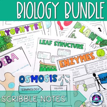 Biology Notes - High School Biology and Life Science Curriculum Bundle