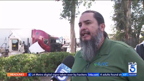 Big-rig driver arrested for DUI after deadly pileup on SoCal freeway