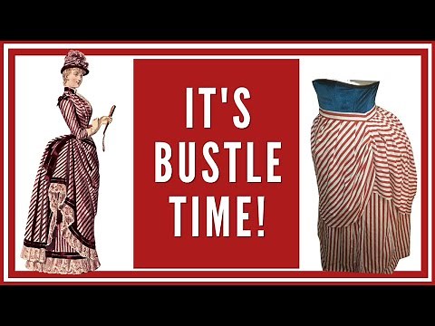 New Project! -- An 1880's Peppermint Bustle Gown