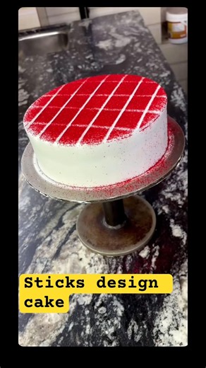 #cakedecorating #cakedesign #redvelvet