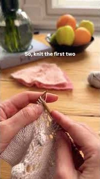 How to Knit Bobbles 🧶 | Easy Step-by-Step Knitting Tutorial #knit #shortvideo #explore
