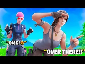 I CHEATED THIS GIRL THE GAME 😂 (FUNNY FORTNITE MOMENTS)