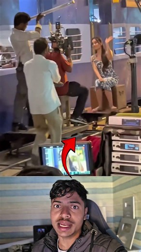 train mai baithe wala film making behind the scenes #shorts