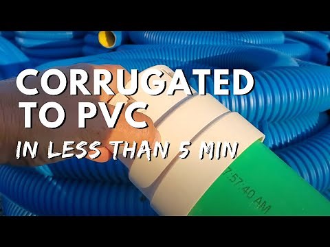 How to Connect PVC to Corrugated Pipe