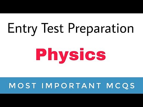 Entry Test Preparation||Most Important Physics mcqs for Entry Test