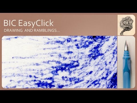 Drawing with a BIC EasyClick fountain pen