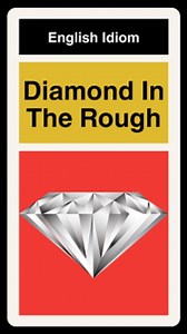 145K views · 4.2K reactions | Diamond in the rough! - Idiom #englishvocabulary #aprenderingles | WordCraft Academy | Facebook