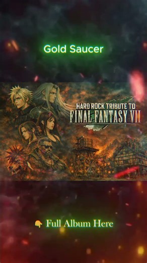 Final Fantasy 7 Gets a Metal Makeover #ff7 #tribute #hardrock #anime #metal #fantasy #shorts