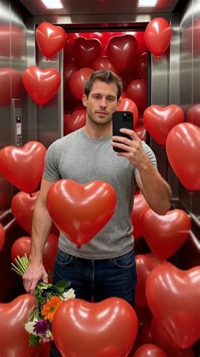 NEW AI Elevator Trend: What Happens When These Elevator Doors Open? 👀 #shorts #ai