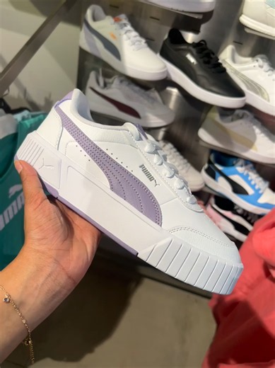 PUMA Carina Mia Sneakers Women — Rs 5,400, sizes 37–40.5