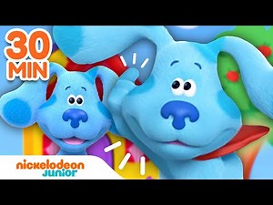 Blue et ses amis | 30 MINUTES des moments les plus courageux de Blue 🐶 | Nickelodeon Jr. France