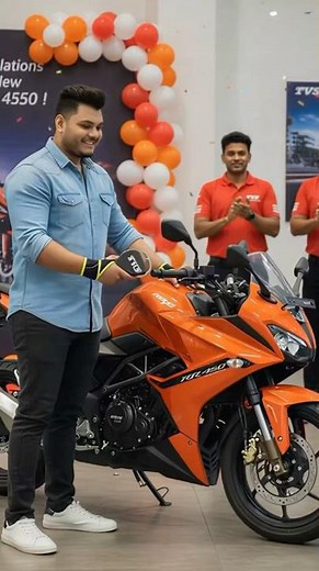 Taking Delivery of the All-New Apache RR 450 in Stunning Orange 🔥