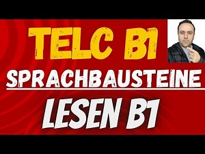 TELC B1 Sprachbausteine / Lesen B1 / Deutsch lernen