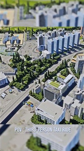 Realistic New Downtown | Cities: Skylines 2 #citiesskylines2 #drone #seasidecity