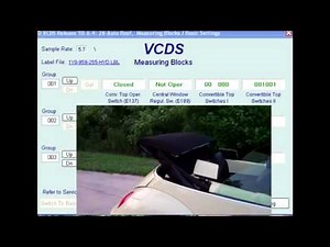 VW Beetle Convertible Basic Top Operation