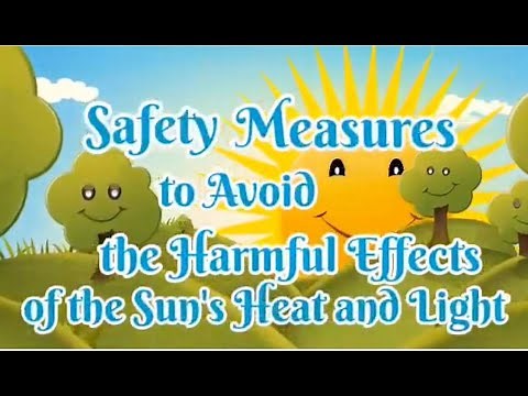 Science - Safety Measures to Avoid the Harmful Effects of the Sun's Heat and Light - Grade 3