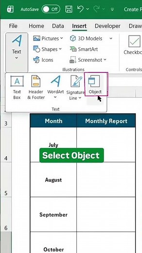 Create a clickable link of pdf file to download in Excel.