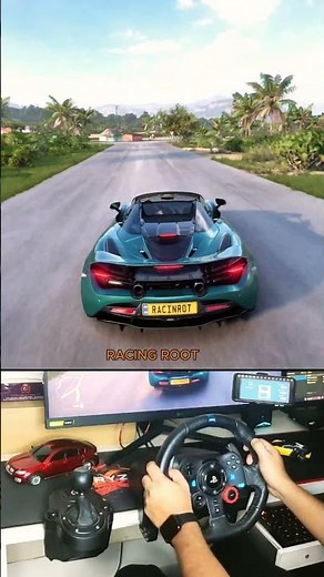 This McLaren Feels TOO Real! 😳🎮 #shorts #forzahorizon5 #mclaren