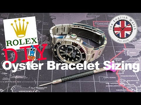 Rolex Bracelet Link Removal and Sizing for Submariner