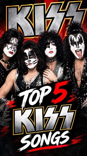 Top 5 KISS Songs - Greatest Hits 🤘🔥 #kiss #greatesthits