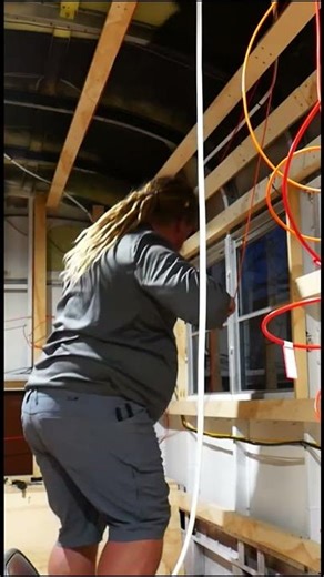 Dancing through 12-volt wiring during the Skoolie build ⚡🚌