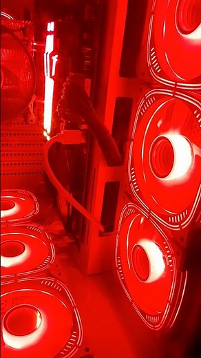 This Red RGB Monster is Absolutely Insane #pcgaming #gamingsetup #pcbuild