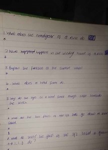 What does the headgear of a mine do?What happens in the windi... | Filo